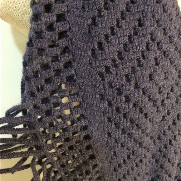 Mixit scarf wrap blue OS crochet - Picture 2 of 4